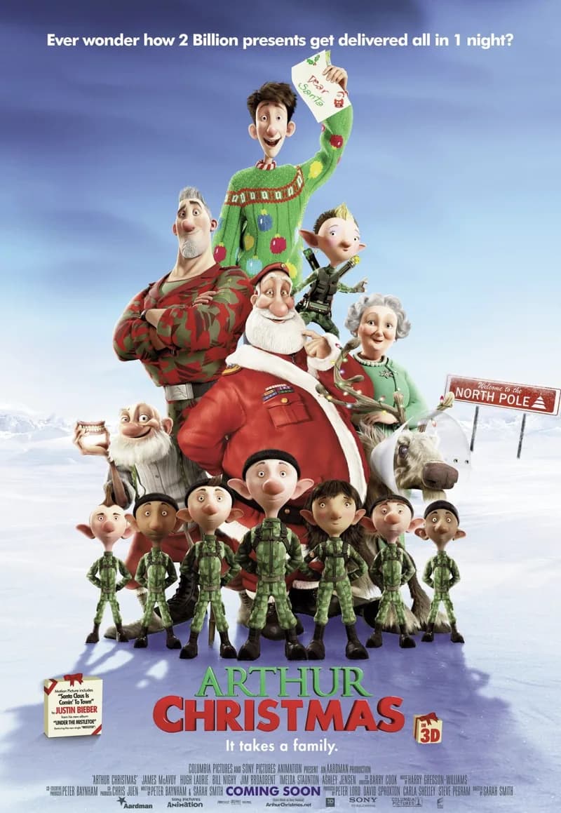 Arthur Christmas (2011) poster