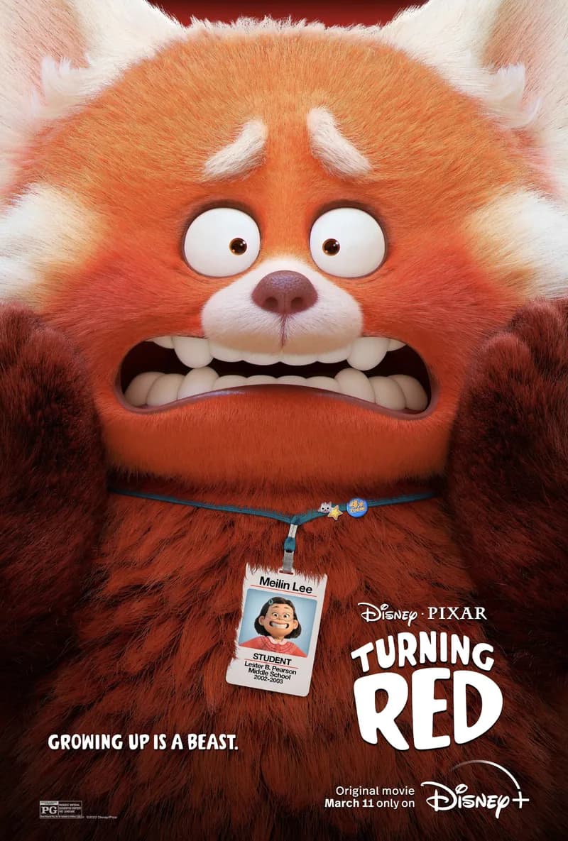 Turning Red (2022) poster